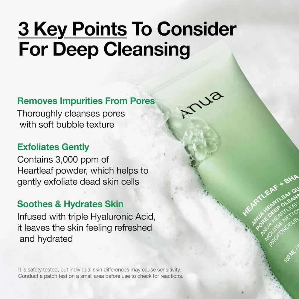 Anua Heartleaf Pore Deep Cleansing Foam