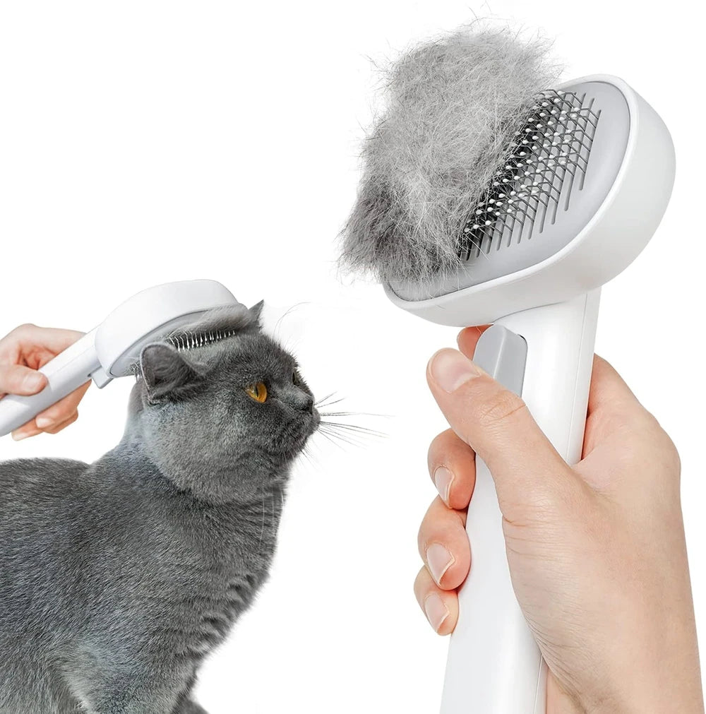 Aumuca Self-Cleaning Cat Brush